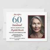 Invitation 60 et fête sensationnelle d'anniversaire (Devant)