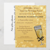 Invitation 60 et soixantième célébration fabuleuse (Devant / Derrière)