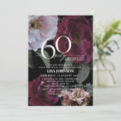 Invitation 60 & Fabuleux Moderne Dark Moody Bourgogne rose (Debout devant)