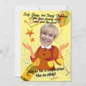 Invitation 60 & Fabulous Funny Fun & Whimsical Photo Annivers (Devant)