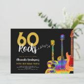 Invitation 60 Rocks Guitare Fête des 60 ans (Debout devant)