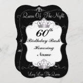 Invitation 60e, anniversaire (Devant / Derrière)