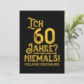 Invitation 60e anniversaire 60 ans Construit Millésime 1960 G (Debout devant)