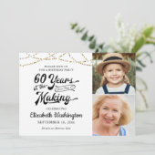Invitation 60e anniversaire 60 ans dans la fabrication de l'o (Debout devant)