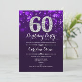 Invitation 60e anniversaire - Argent violet (Debout devant)