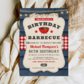 Invitation 60e anniversaire BBQ Summer Barbecue Party