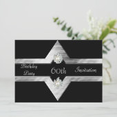 Invitation 60e anniversaire Black Silver Jewel (Debout devant)