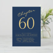 Invitation 60e anniversaire Blue Gold Chapitre 60 (Debout devant)