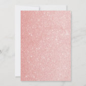 INVITATION 60E ANNIVERSAIRE| CHAMPAGNE ROSE (Dos)