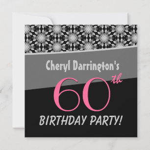 Invitation 60e anniversaire de la fête de l'argent et de la f