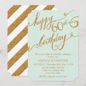 Invitation 60e anniversaire de la fête des billets (Devant / Derrière)