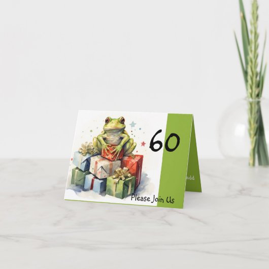 Invitation 60e anniversaire de la Grenouille (Devant)