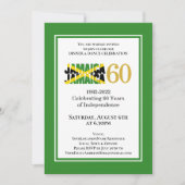 Invitation 60e anniversaire de l'indépendance de la Jamaïque (Devant)