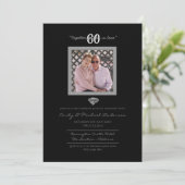Invitation 60e anniversaire de mariage - AJOUTER UNE PHOTO Ca (Debout devant)