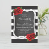 Invitation 60e Anniversaire de Mariage Argent Diam (Debout devant)