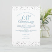 Invitation 60e anniversaire de mariage Changement de date Con (Debout devant)