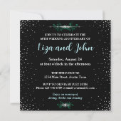 Invitation 60e anniversaire de mariage de diamant (Dos)