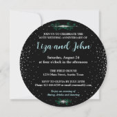 Invitation 60e anniversaire de mariage de diamant (Dos)