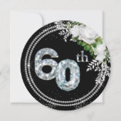 Invitation 60e anniversaire de mariage de diamant (Devant)