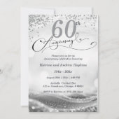 Invitation 60e anniversaire de mariage Élégant imprimable (Devant)