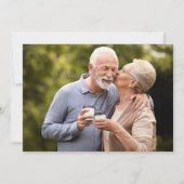 Invitation 60e anniversaire de mariage floral de v (Dos)