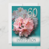 Invitation 60e anniversaire de mariage rhododendro (Devant)