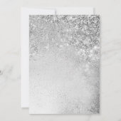 Invitation 60e anniversaire du Mariage surprise - Argent (Dos)