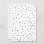 Invitation 60e anniversaire du Mariage surprise - Blanc & Arg (Dos)