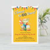 Invitation 60e anniversaire encourage à 60 ans Fiesta mexicai (Debout devant)