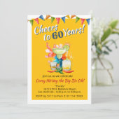 Invitation 60e anniversaire encourage à 60 ans Fiesta mexicai (Debout devant)