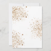 Invitation 60e anniversaire eucalyptus verdure paillettes élé (Dos)