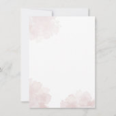 Invitation 60e anniversaire Floral Greenery Party (Dos)