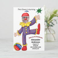 60e Anniversaire Hommes Nouveau Clown amusant Epic