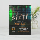 Invitation 60e anniversaire Idées de fête pour les garçons (Debout devant)