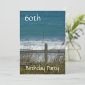 Invitation 60e anniversaire - Océan/Homme (Debout devant)
