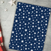 Invitation 60e Anniversaire Patriotique Rouge Blanc Bleu Étoi