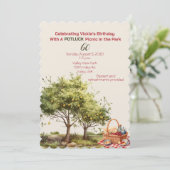 Invitation 60e anniversaire Pique-nique dans le parc (Debout devant)