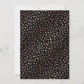Invitation 60e anniversaire Rose Gold Confetti (Dos)