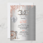 Invitation 60e anniversaire Silver Cowgirl Boots Horseshoes R (Devant)