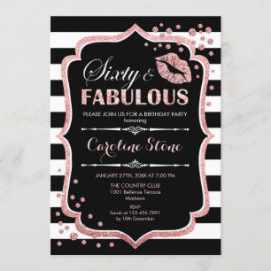 Invitation 60e anniversaire - Soixante fabuleux Black Rose Go