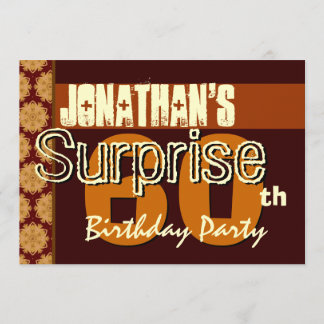 Invitation 60e Anniversaire Surprise À Sauvegarder La Date Or
