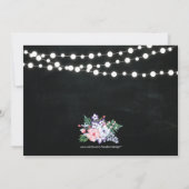 Invitation 60e anniversaire tableau noir, pot Maso (Dos)