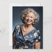 Invitation 60e anniversaire Tournesol photo (Dos)