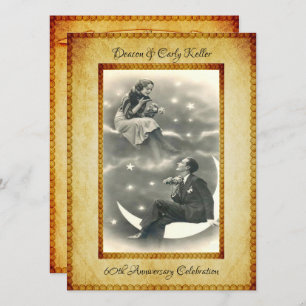 Invitation 60e anniversaire Vintage