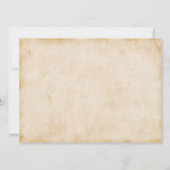 Invitation 60e anniversaire Vintage (Dos)