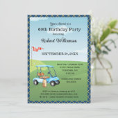 Invitation 60e fête d'anniversaire Fête de Golf pour hommes (Debout devant)