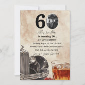 Invitation 60e fête d'anniversaire | Vieux Timer Voiture & Wh (Devant)