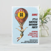 Invitation 60e Fille Balloon Cirque (Debout devant)