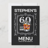 Invitation 60e menu (Devant)