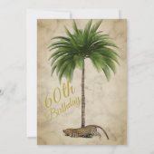 Invitation 60ème anniversaire du 60ème Empreinte de léopard P (Dos)